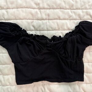 Fashion Nova Black Crop Top